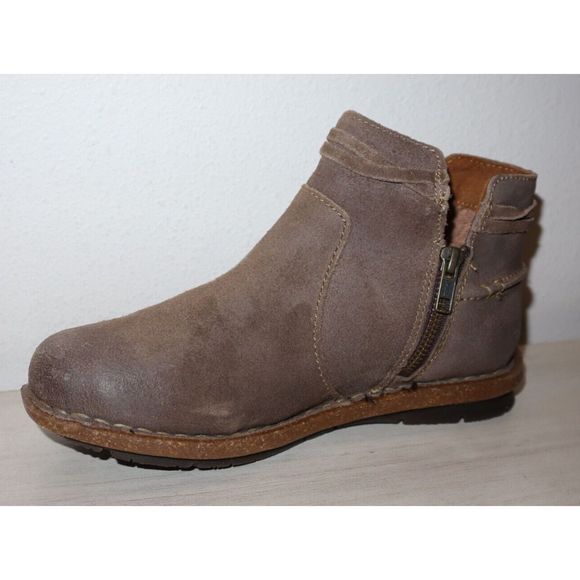 Born BR0017422 Women's SZ 8M Gray Brown Wynter Comfort Ankle Booties - Picture 7 of 11